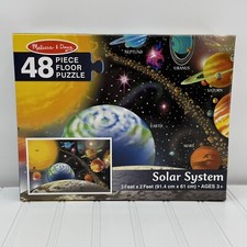 Melissa  Doug Solar System Floor Puzzle 48 pc  2 x 3 Feet COMPLETE