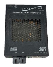 Transition Networks 100Base-FX Power Over Ethernet Media Converter J/FE-CF-01 SC