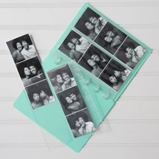 Customizable Discbound Photo Booth Album, Fits 40 2x6 Photo Strips - Mint
