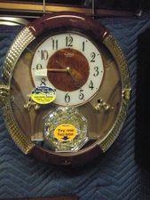 Rhythm Clocks Joyful Moment Musical Wall Clock (4MH821WU23)