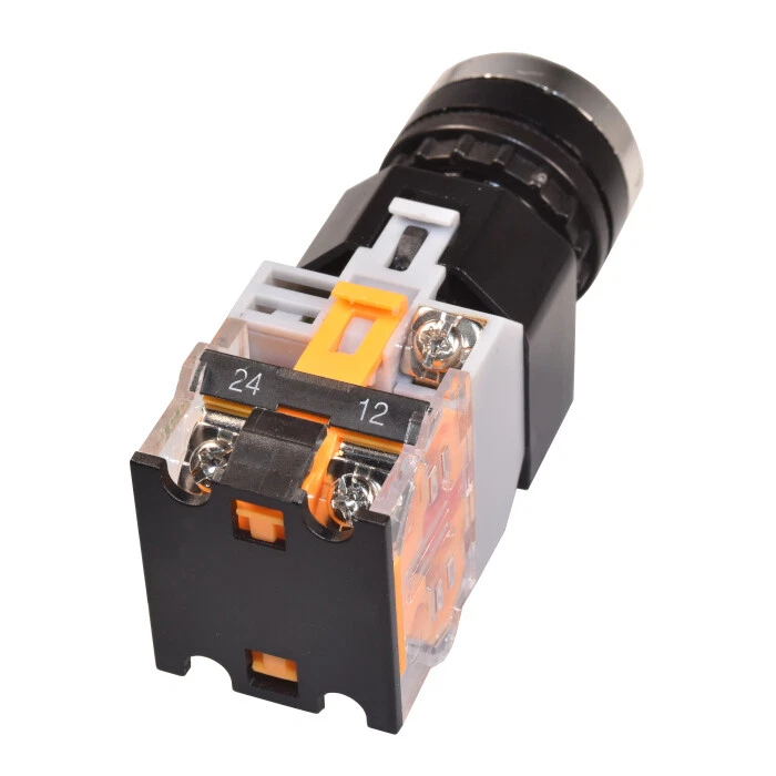 LA38 Maschinen Schalter Drucktaster Industrie Einbau 22mm Taster LED Beleuchtet - Bild 3 von 4