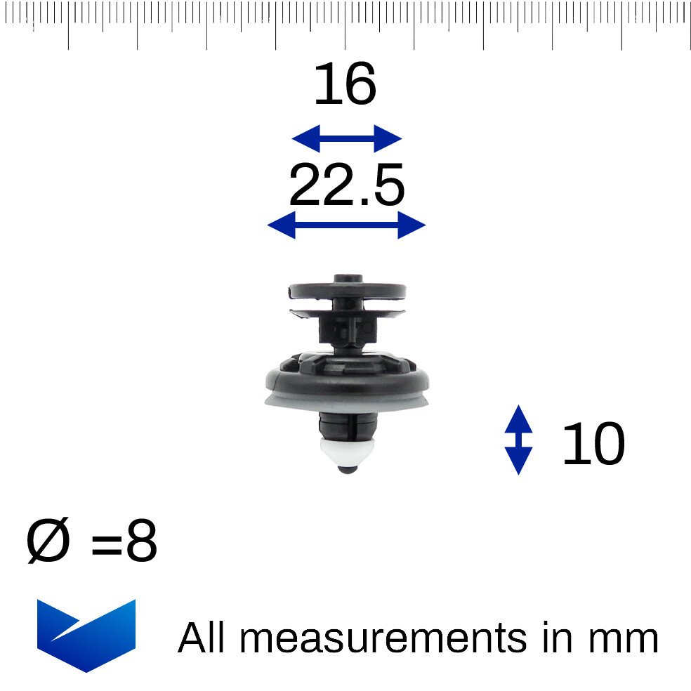 10x Clip Per Fissaggio Di Tappeto E Rivestimenti Interni Per Alcuni - Foto 4