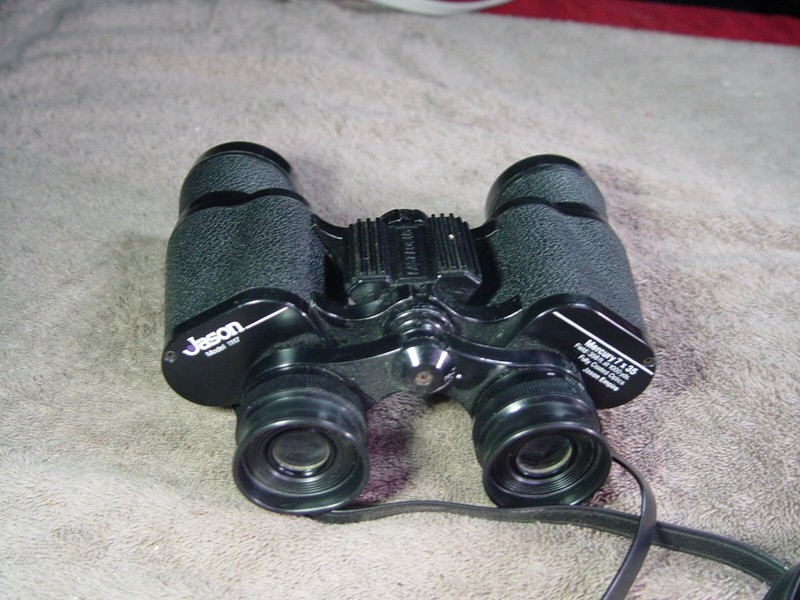 Jason Empire Mercury Binoculars 7x 35 mm Fast Focus Coated Model 1117 Used works