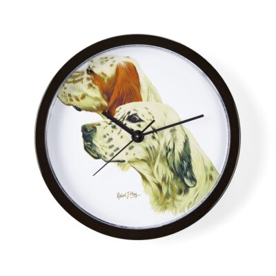 CafePress Eng Setter Multi 10'' Wall Clock (1061527860)