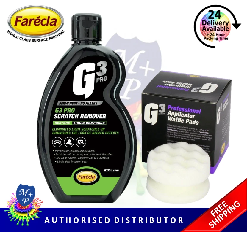 Farecla G3 Pro Scratch Remover Liquid 500ml White Applicator