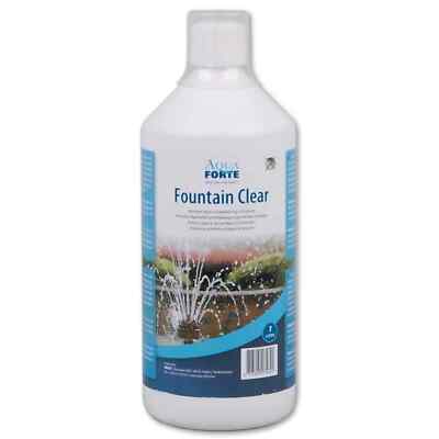 AquaForte Springbrunnen klar 1 Liter, Brunnenklar Brunnenreiniger Zimmerbrunnen