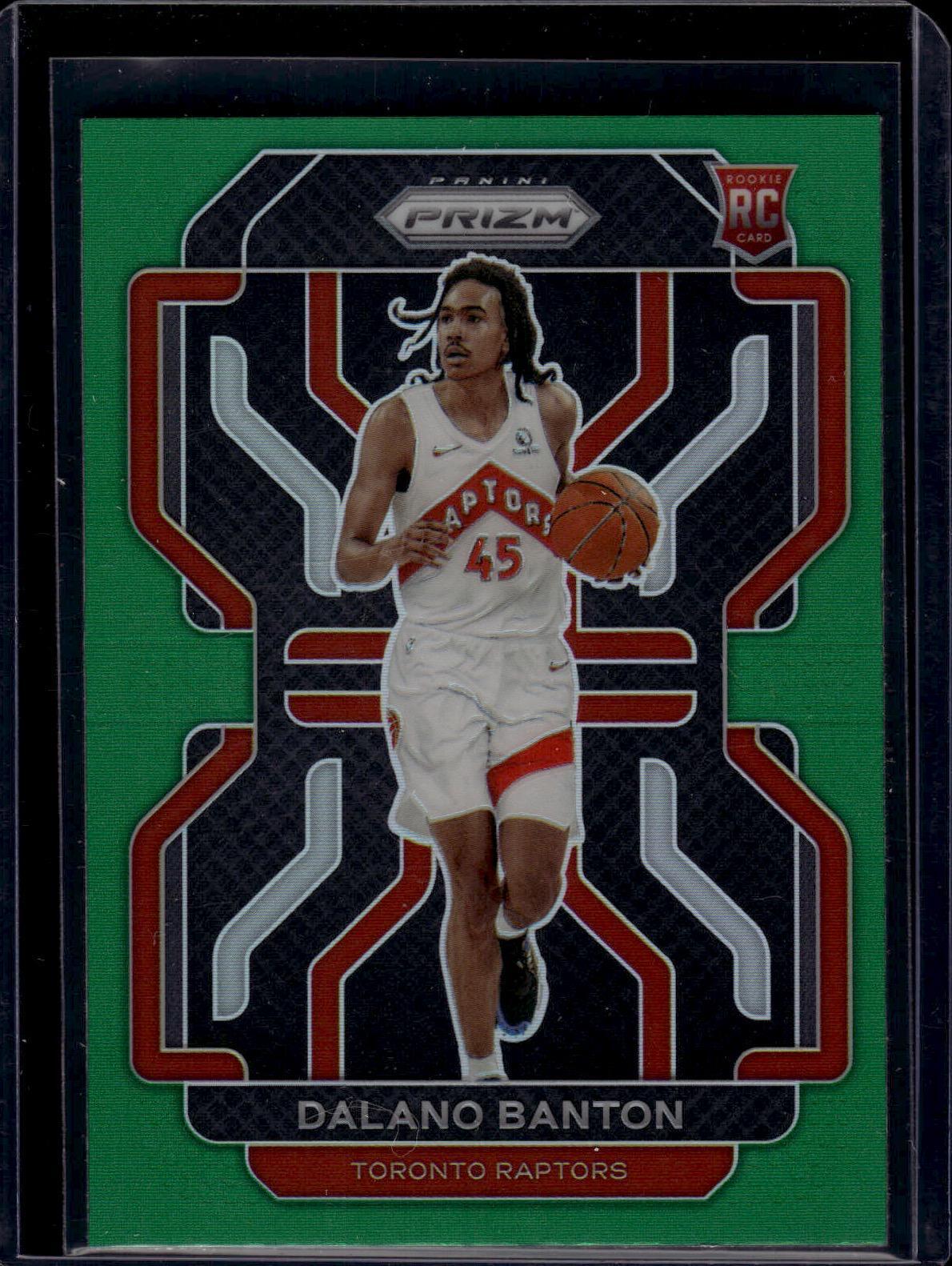 2021-22 Panini Prizm #328 Dalano Banton Green