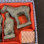 Vintage Chinese Terracotta Army Set Of 5 Warriors And Horse Replica Souvenirs — photo 4