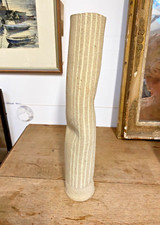 Studiokeramik Vase groß Röhre modern signiert unbekannter Hersteller