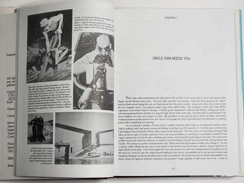 Briny to the Blue : Memoirs of World War II by Capt. Bernard W. Peterson HC/DJ - Picture 3 of 7