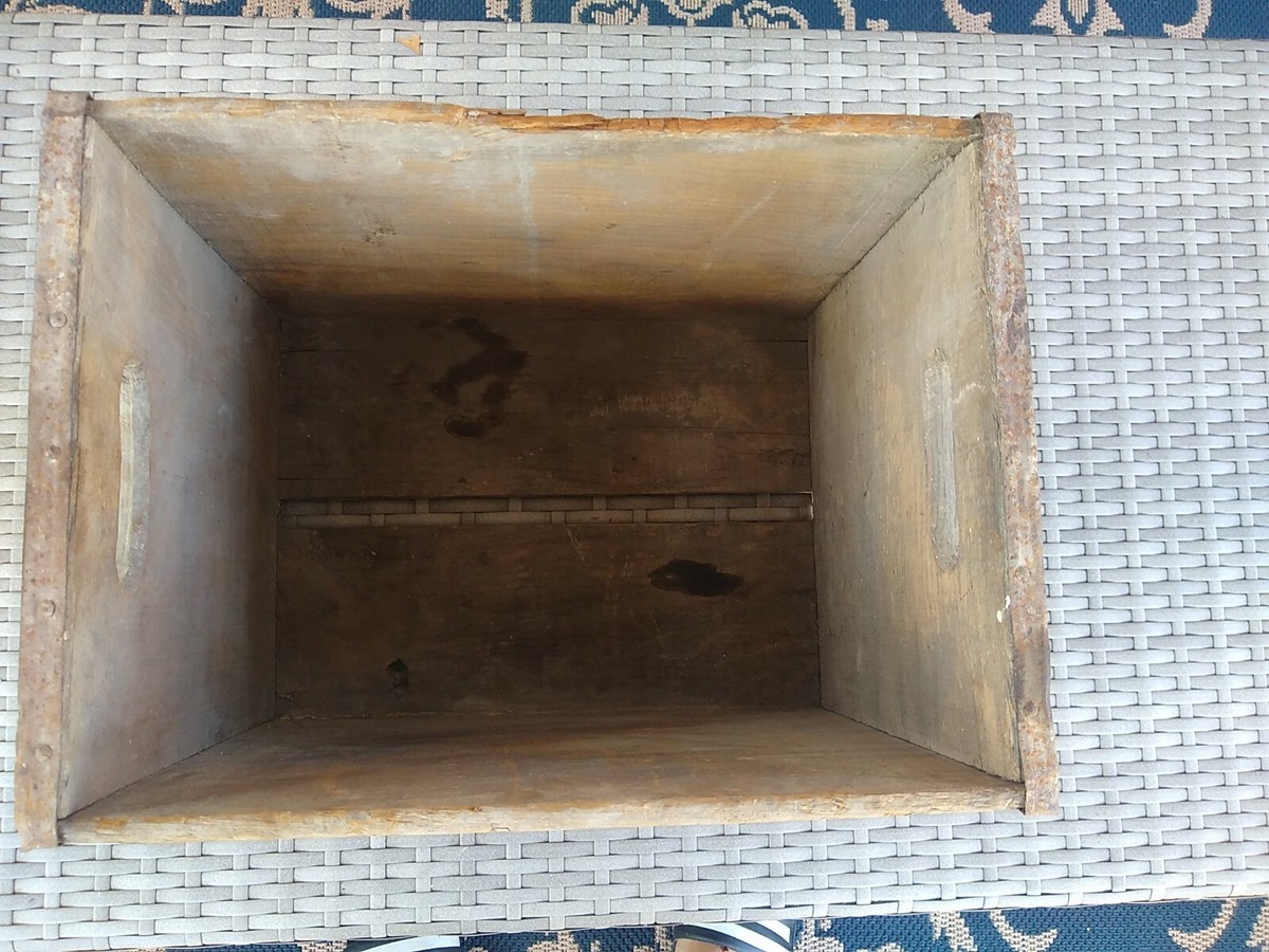 Vintage Seven UP Bottling Co Los Angeles Wooden Crate Box 1957 | eBay