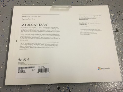 Microsoft Surface Go Type Cover Model 1840 Cobalt Blue - Picture 2 of 3