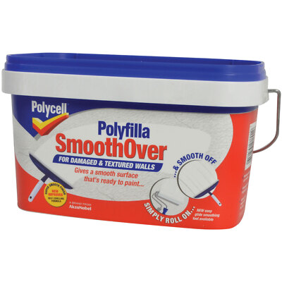 Polycell 5190661 Smoothover Damaged/Textured Walls 2.5 Liter