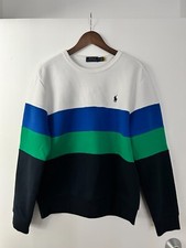 Polo Ralph Lauren Men's Multi-Colored Crewneck Sweater Medium pre-owned 