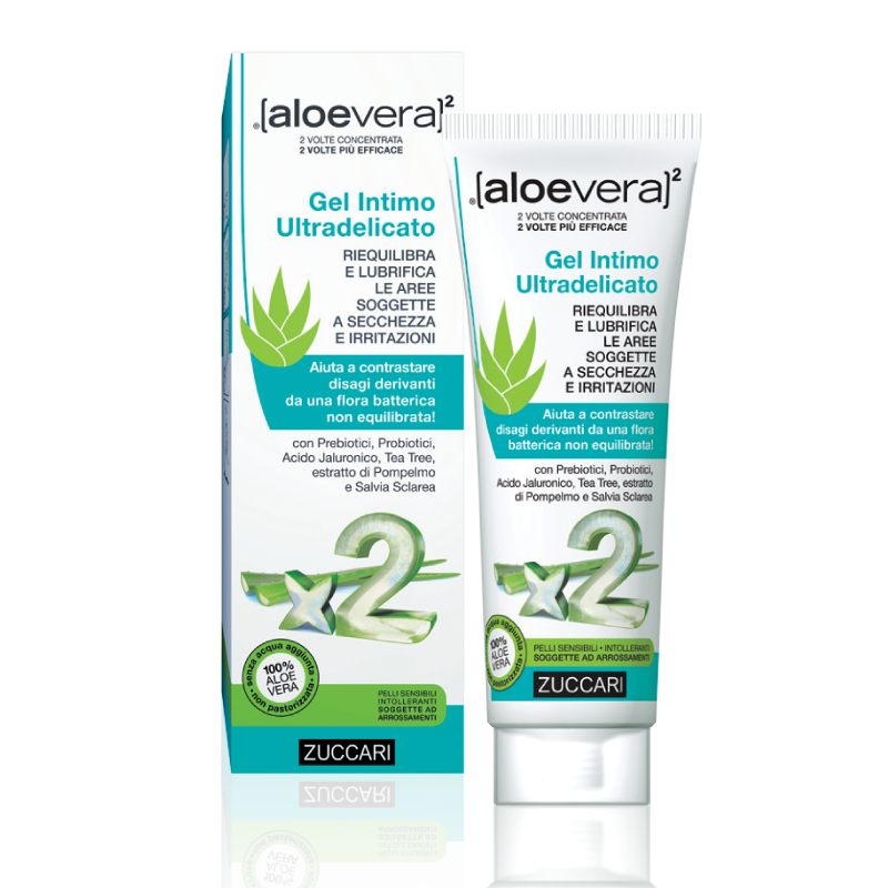ZUCCARI GEL INTIMO ULTRADELICATO ALOE VERA 80ML PREBIOTICI PROBIOTICI