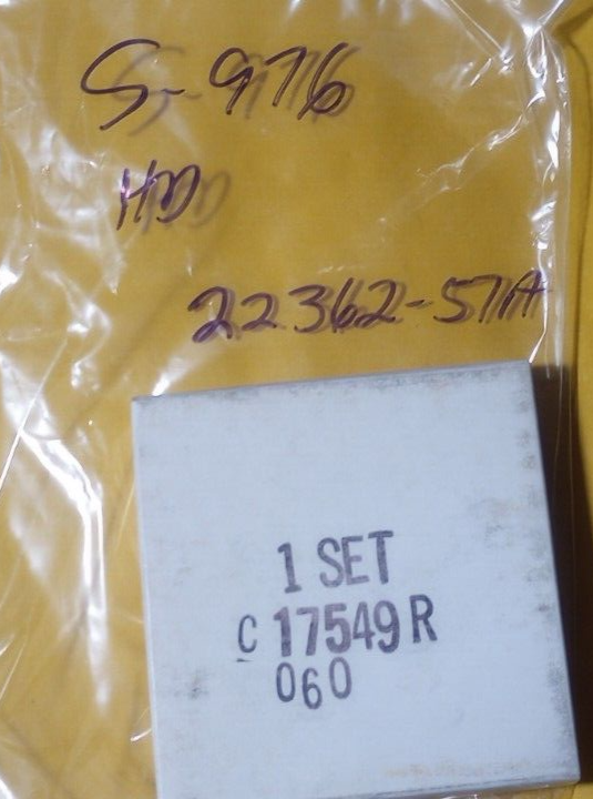 Harley-Davidson NOS 57-71 900 CC Sportster Piston Ring Set C17549R
