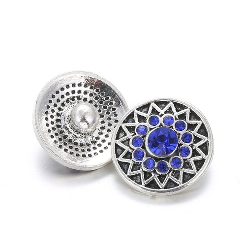10pcs Mixed Round Chunk Charm Snap Button Fit 12mm Drill Snap Jewelry Gift - Picture 6 of 9