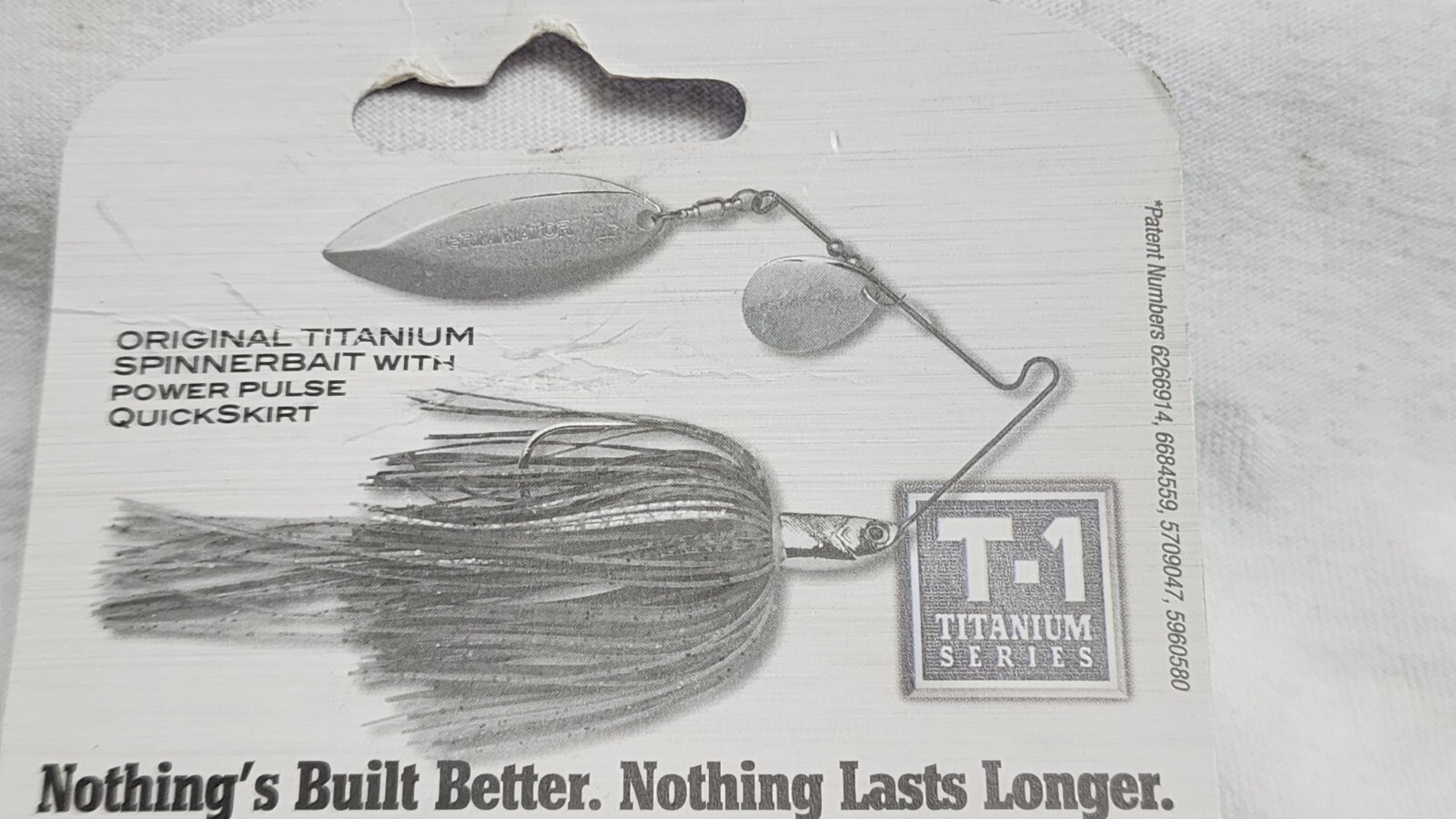 RARE Terminator T1 Titanium Spinnerbait 3/4 oz Blue Back Herring Shad Snap Back - Image 7