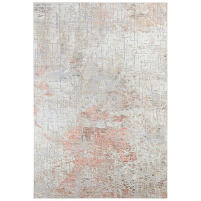 Kurzflor Teppich Chameis Beige Orange