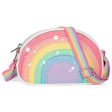 Toddler Rainbow Purse for Kids Cute Little Girls Crossbody Bag Gift Fun