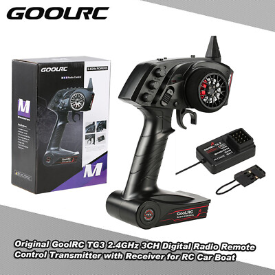GoolRC TG3 Radio Remote Control Transmitter W/Receiver For RC Car Boat Toys A4U2