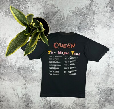Vintage 1986 Queen A Kind of Magic Tour 80S Band Tour Music Fan 