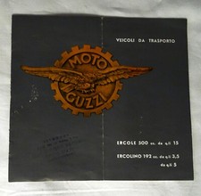 MOTO GUZZI MOTOCARRO ERCOLE 500 CC. Q.LI 15 ERCOLINO 192 CC. Q.LI 3.5- 5-  -476-