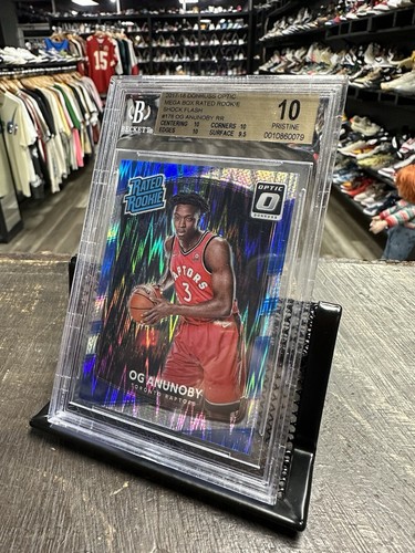 2017-18 Donruss Optic OG Anunoby Shock Prizm Rated Rookie RC #178 BGS 10 *POP 1*
