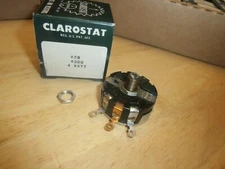 CLAROSTAT A58-4000 OHM 4WATT WIREWOUND POTENTIOMETER LINEAR,NOS/NIB