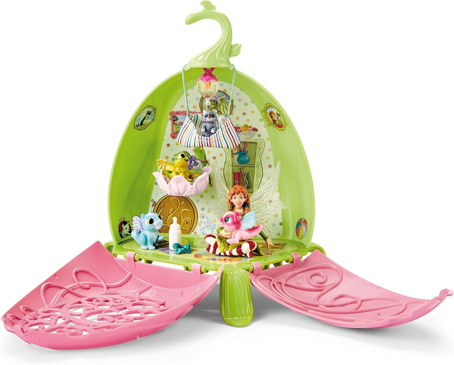 Schleich bayala 11-Piece Fairy Marween's Animal Playschool with Fairy and Baby D
