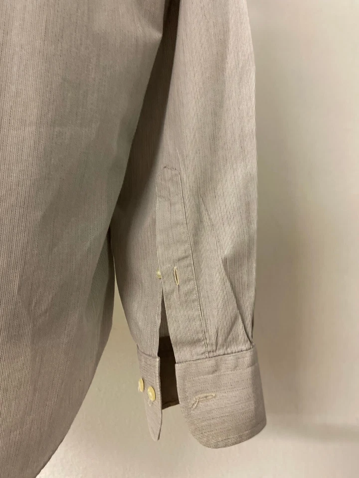 Camisa Clásica Trussardi Para Hombre Vintage Años 90 | Camisa Algodón Manga Larga Botón Foto 4 de 4