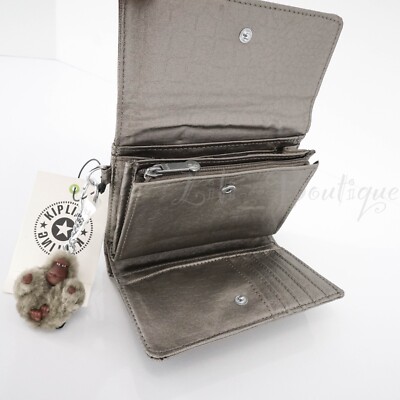 Kipling PIXI Snap Medium Trifold Wallet AC6108 Polyamide