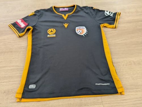 2019/2020 Perth Glory FC 3rd Third Football Shirt Macron Age 11-12 yr Australian