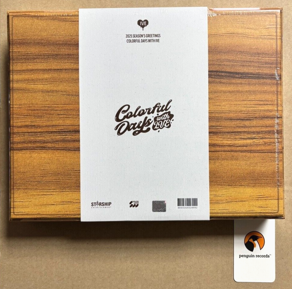 IVE - 2025 season's greetings Colorful Days with IVE SEALED + POB