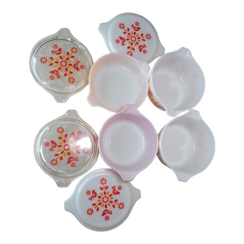 Pyrex Friendship 8 Piece Bake Serve Store Casserole 2-473 1-472 1-471 4-Lids - Picture 3 of 17