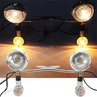 Passing Fog Light Bar Turn Signal For Honda Shadow Spirit Ace