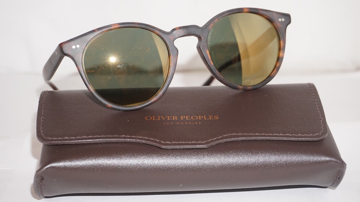 Oliver Peoples Romare サングラス OV5459SU Oliver Peoples OV5459SU Romare Sun L (50 - 22) with Blue