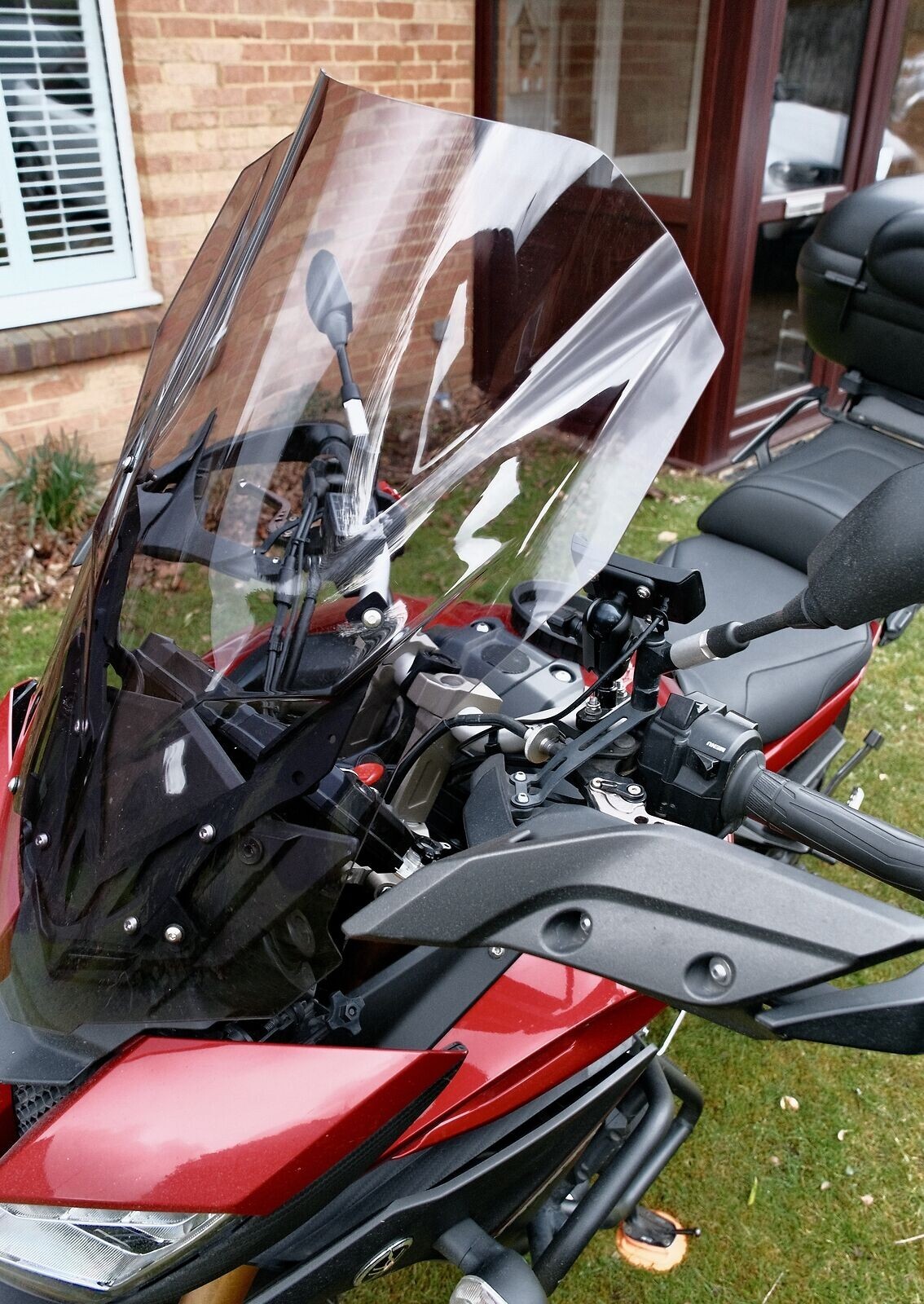 TALL TOURING FLIP SCREEN YAMAHA MT-09 TRACER (15-17) WINDSCREEN HIGH WINDSHIELD