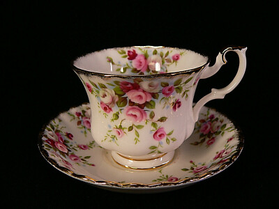 Royal Albert Moss Rose Gr Kaffeegedeck 2 tlg.
