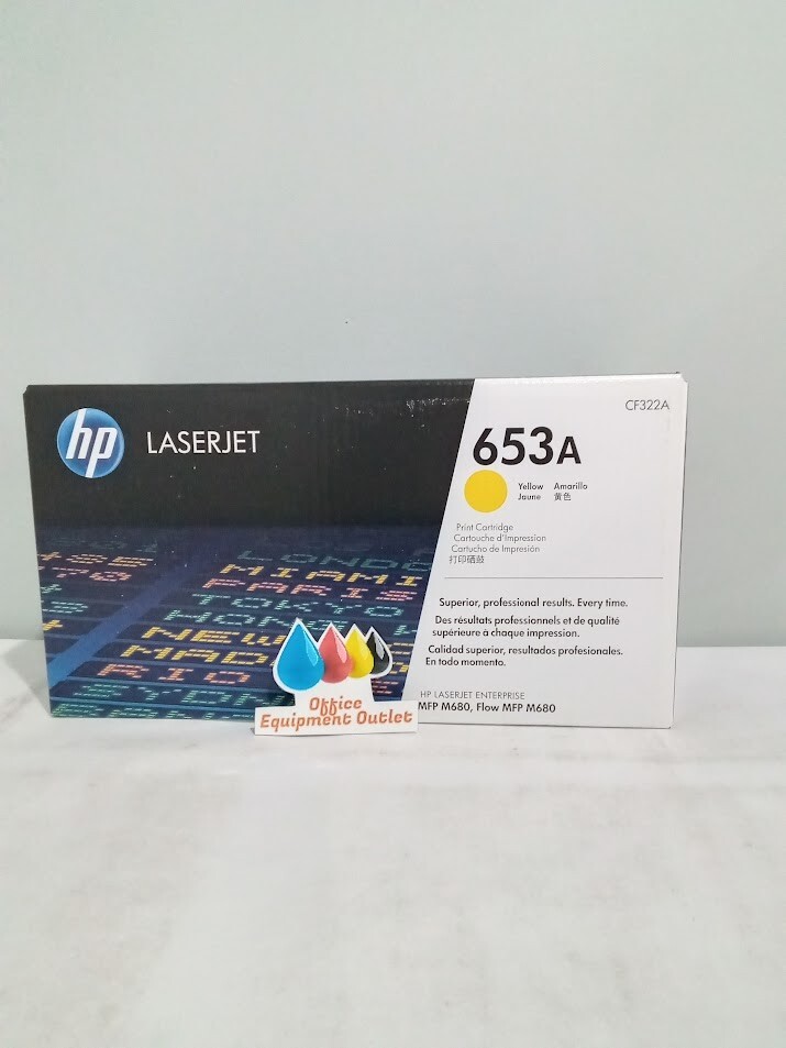 HP 653A CF322A Yellow Original LaserJet Toner Cartridge-image