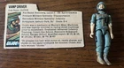 1982 GI Joe Vamp Driver Clutch Vintage with Card - Broken right Thumb
