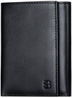 SERMAN BRANDS Trifold Wallet for Men - RFID Blocking Genuine Leather, 11 Card...