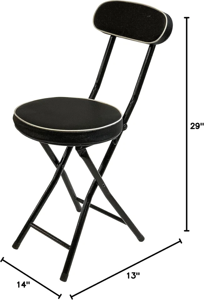 Portable Cushioned Folding Stool - Image 4 of 4
