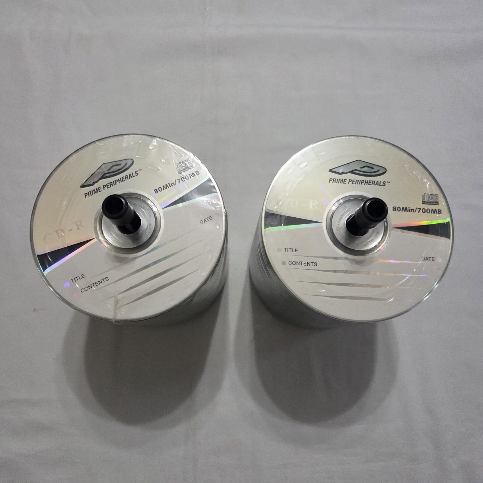 Prime Peripherals CD-R 200 Pack 80 Minutes 700 MB 16x Certified Blank Media Disc