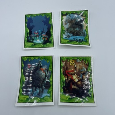 Teenage Mutant Ninja Turtles 1991 Mirage Studios Hostess 4 Cards