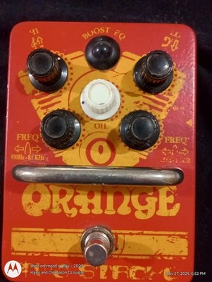 Orange Amps Two-Stroke Boost EQ Guitar Pedal TONE