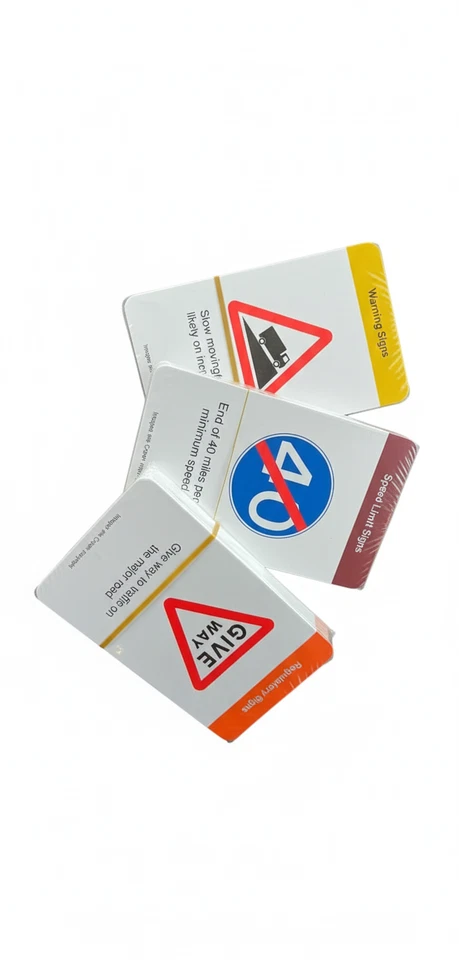 132 Revision Flash Cards: UK Theory Test 2025 - Traffic Signs Mastery - DVSA - Image 2 of 2