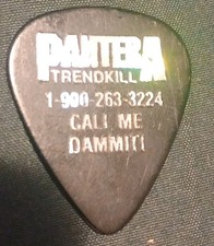 Black Pantera Guitar Pick