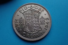 1949 Half Crown, George VI, see images.