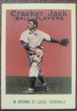 1993 Cracker Jack 1915 - Mordecai Brown #18